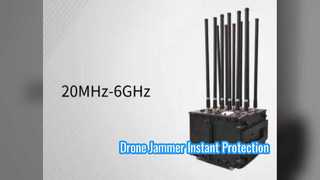Tragbarer Drohnen-Störsender 60–6000 MHz